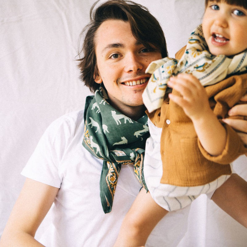 Foulard Latika Bengale Kaki - Apaches Collections