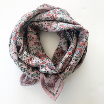 Foulard Latika "Bird" Pastel