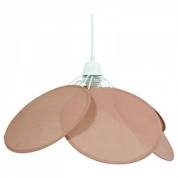 Suspension avec pales en Coton Rose Poudre
