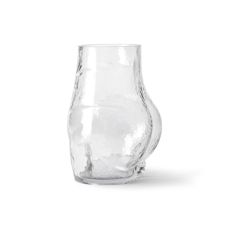 Vase Fesses en Verre transparent